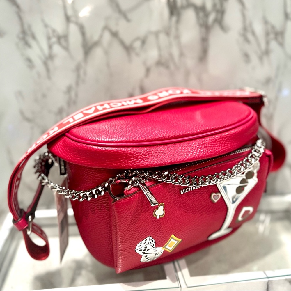 Michael Kors Slater Medium Embellished Sling Pack NWT - Picture 6 of 12